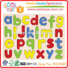 2015 China Manufactory High Quality Wooden Letter Puzzle Toys for Sale